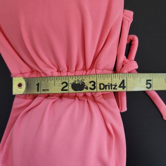 Aerie Pink Bikini Top NWT Size Small Gathered Bandeau Bikini Top - Picture 9 of 9
